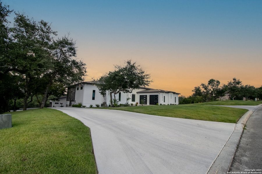 Front exterior of a new home in , San Antonio, TX, highlighting curb appeal (Image 1). Front exterior of a new home in , San Antonio, TX, highlighting curb appeal (Image 1).