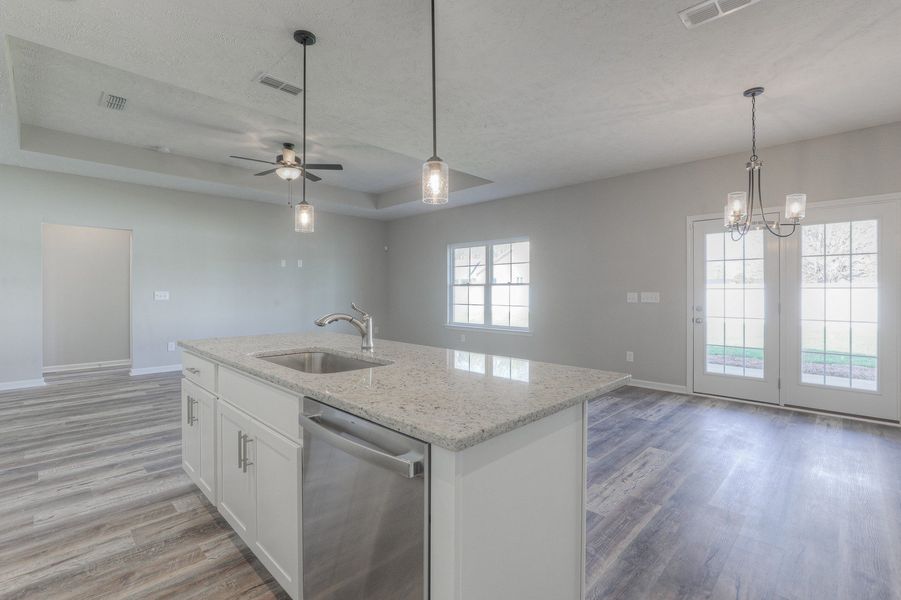 Furnished interior view inside a new home in Fox Run, Manchester (Image 8). Furnished interior view inside a new home in Fox Run, Manchester (Image 8).