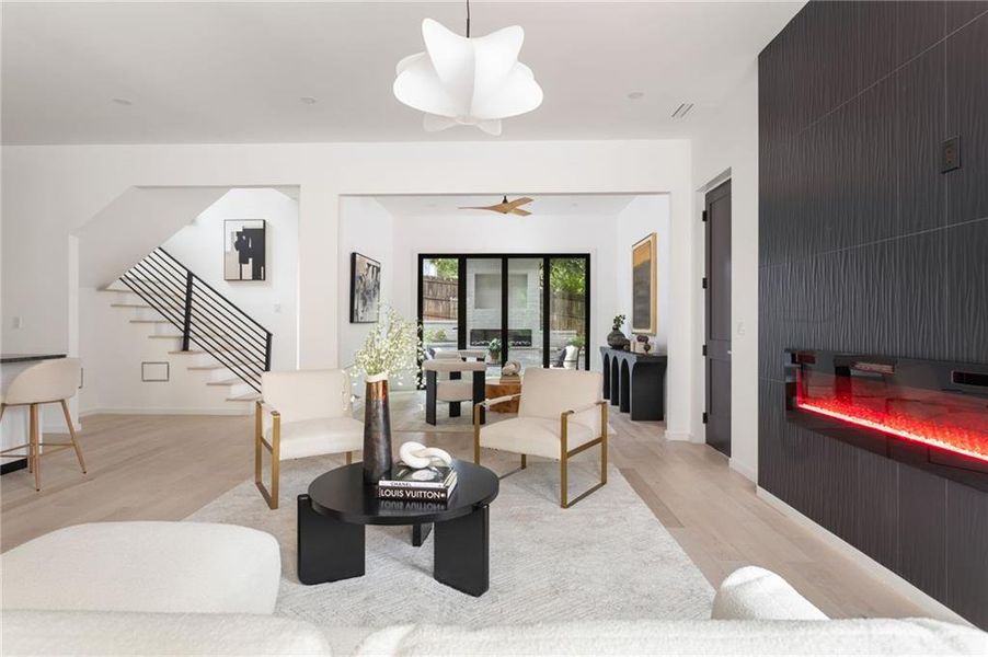 Furnished interior view inside a new home in , Scottdale (Image 12). Furnished interior view inside a new home in , Scottdale (Image 12).