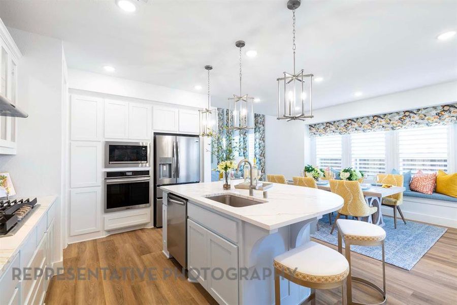 Furnished interior view inside a new home in Aster Park: 40ft. lots, McKinney (Image 24).