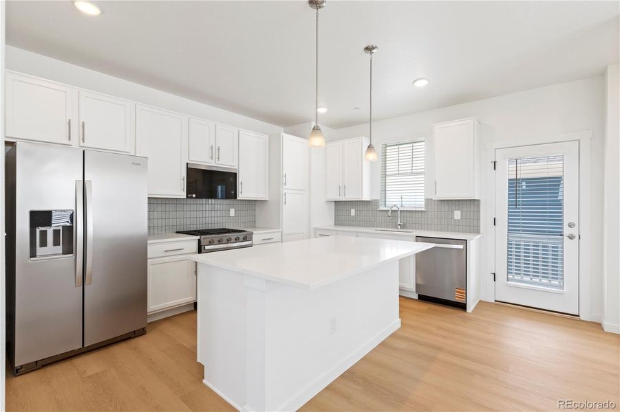 Furnished interior view inside a new home in Westerly, Erie (Image 7).