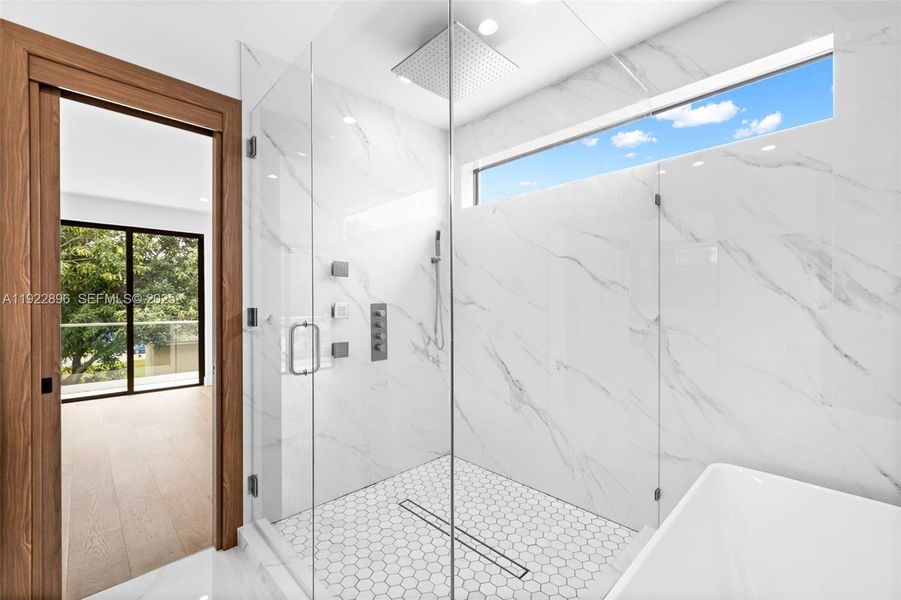 Furnished interior view inside a new home in , Miami (Image 46).