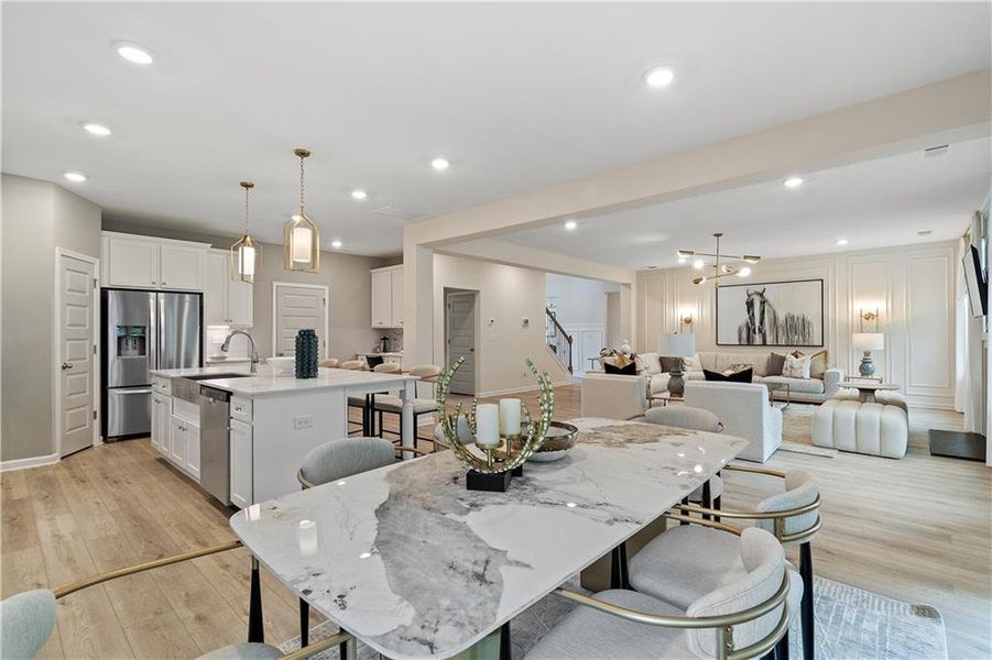 Furnished interior view inside a new home in Northcroft, Lawrenceville (Image 49).