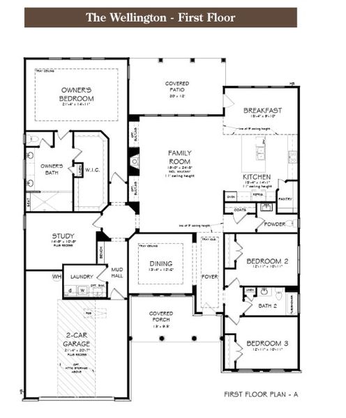 2D floor plan layout for the The Wellington by Patrick Malloy Communities in Horizon at Laurel Canyon, Canton, GA (Image 2). 2D floor plan layout for the The Wellington by Patrick Malloy Communities in Horizon at Laurel Canyon, Canton, GA (Image 2).
