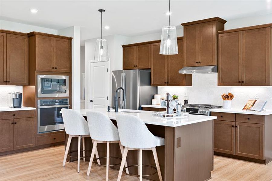 Representative furnished interior of a home built from the Anderson by Ryan Homes in Canterbrook Farms, Fountain Inn (Image 3).