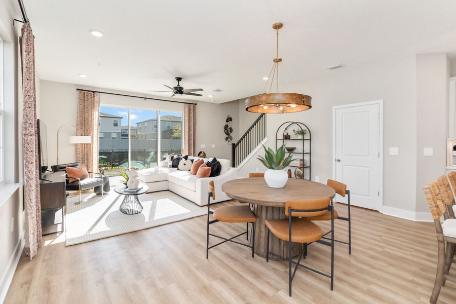 Furnished interior view inside a new home in Magnolia Reserve, Ocoee (Image 3).