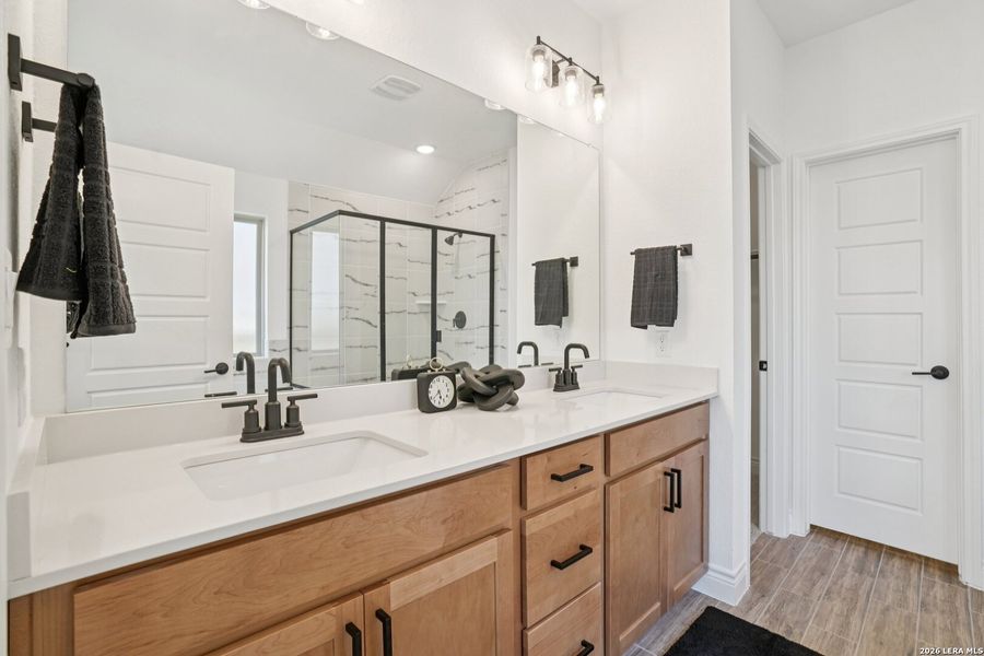 Furnished interior view inside a new home in , New Braunfels (Image 14).