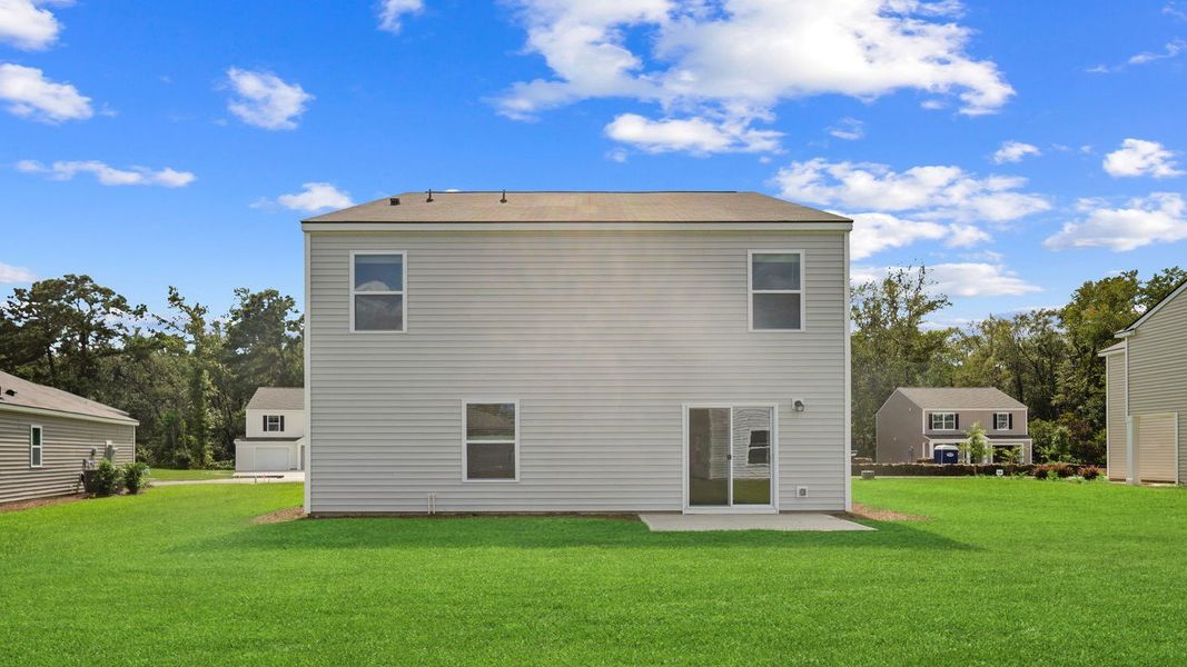 Front exterior of a new home in Cobblestone Village, Savannah, GA, highlighting curb appeal (Image 20). Front exterior of a new home in Cobblestone Village, Savannah, GA, highlighting curb appeal (Image 20).