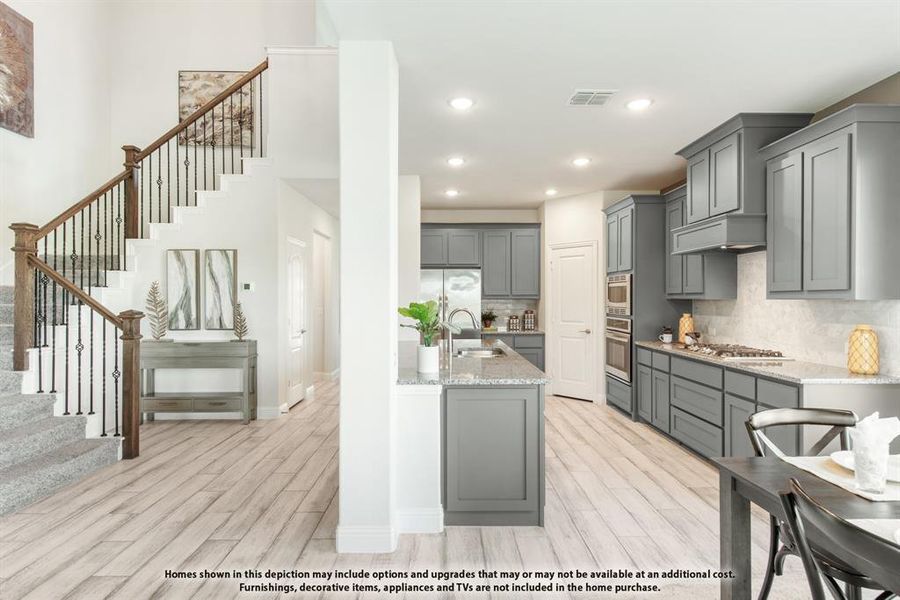 Furnished interior view inside a new home in Hunters Ridge, Crowley (Image 11).