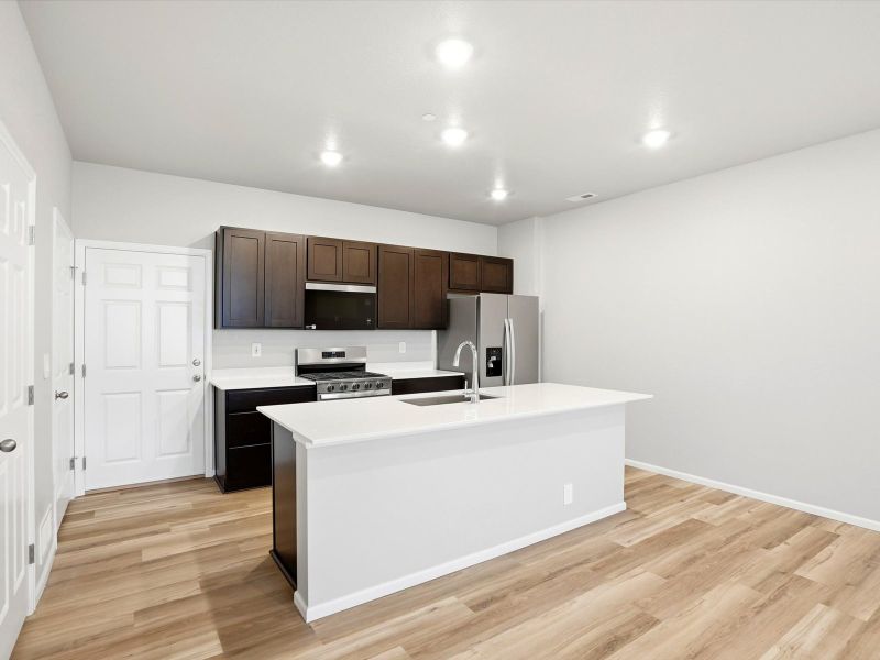 Furnished interior view inside a new home in Poudre Heights: The Meadow Collection, Windsor (Image 4).