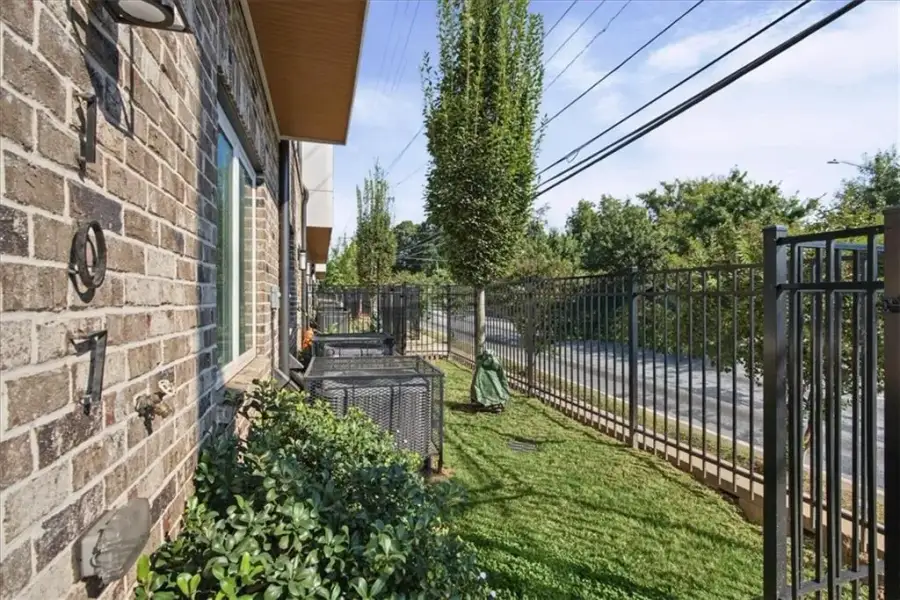 Exterior details and patio area of a home in Madison Park, Atlanta (Image 33).
