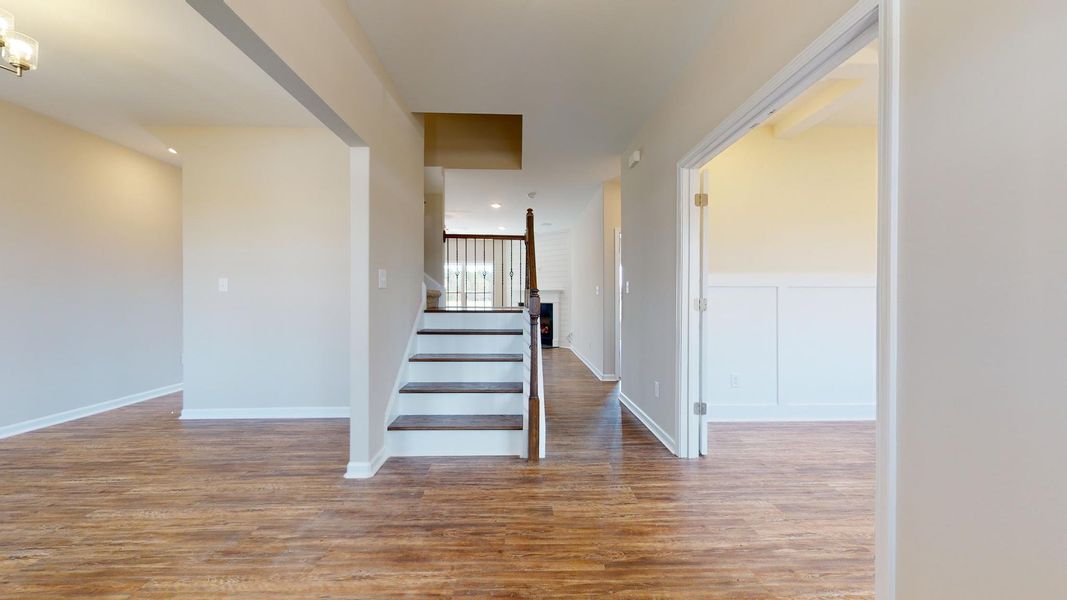 Representative unfurnished interior of a home built from the Clayton A by JC Jackson Homes,LLC in Heritage Pointe, Newport (Image 22).