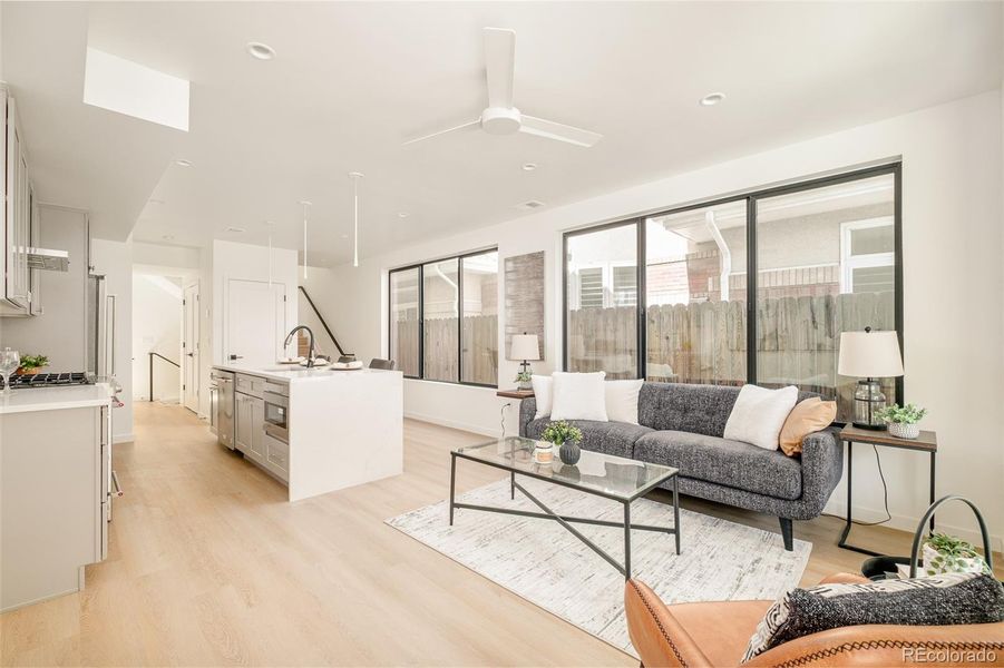 Furnished interior view inside a new home in , Denver (Image 4).
