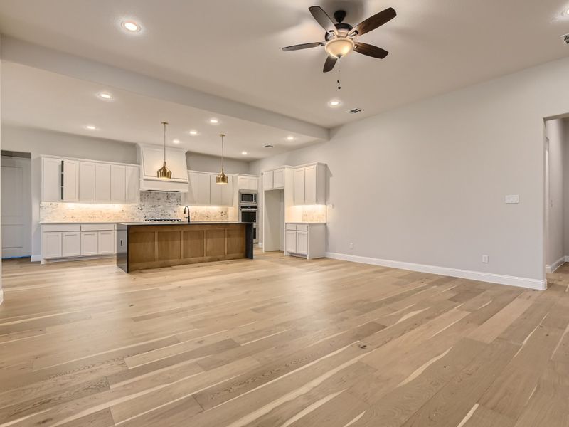 Plan 854 Kitchen/Living Room Representative Photo