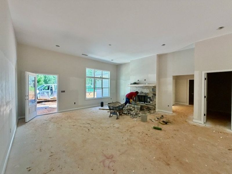 In-progress construction of a new home in Rocky Mount, Greenville, GA (Image 3).