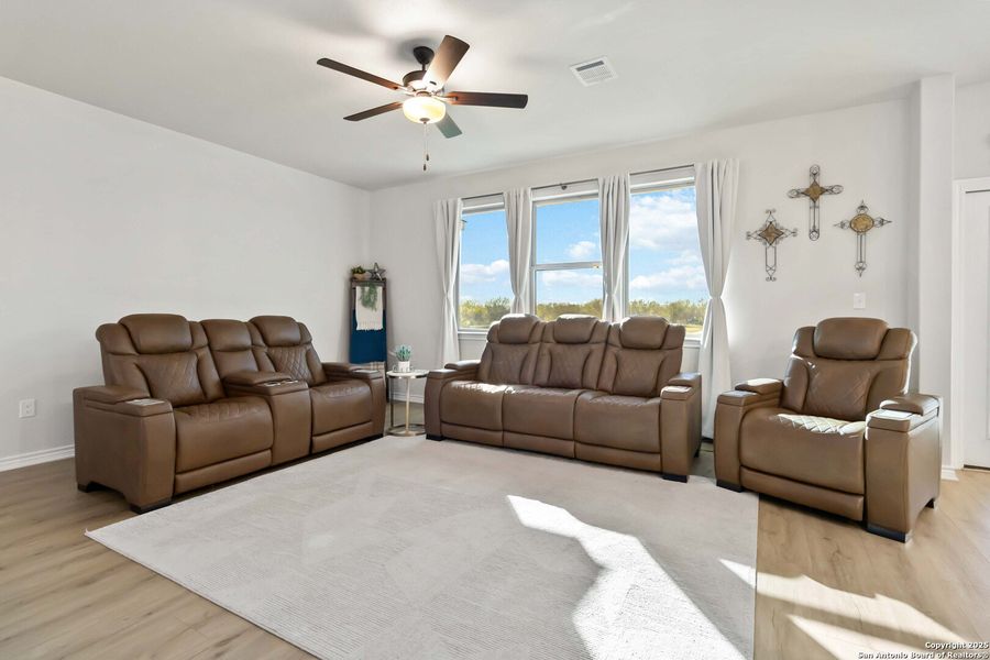 Furnished interior view inside a new home in , Devine (Image 15). Furnished interior view inside a new home in , Devine (Image 15).