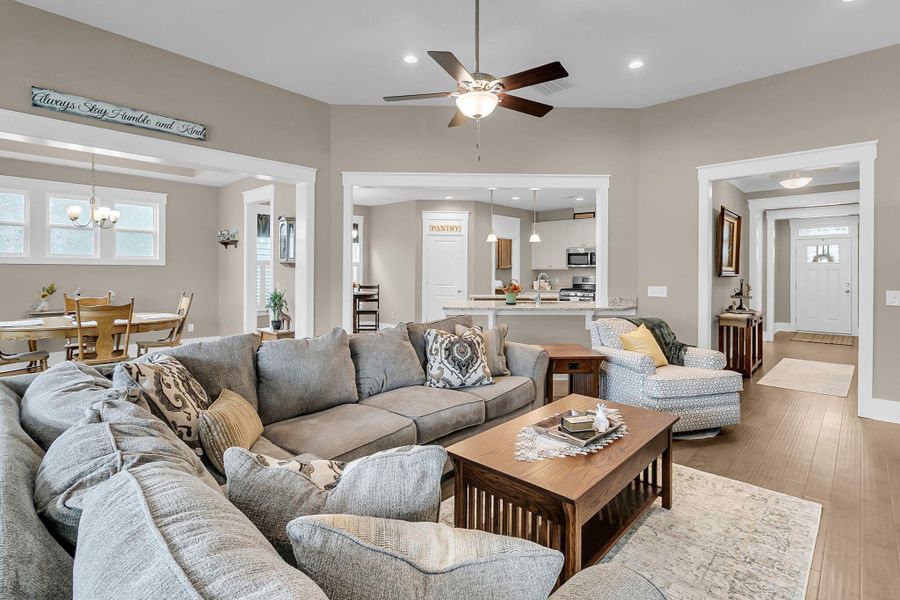 Furnished interior view inside a new home in , Summerville (Image 33).