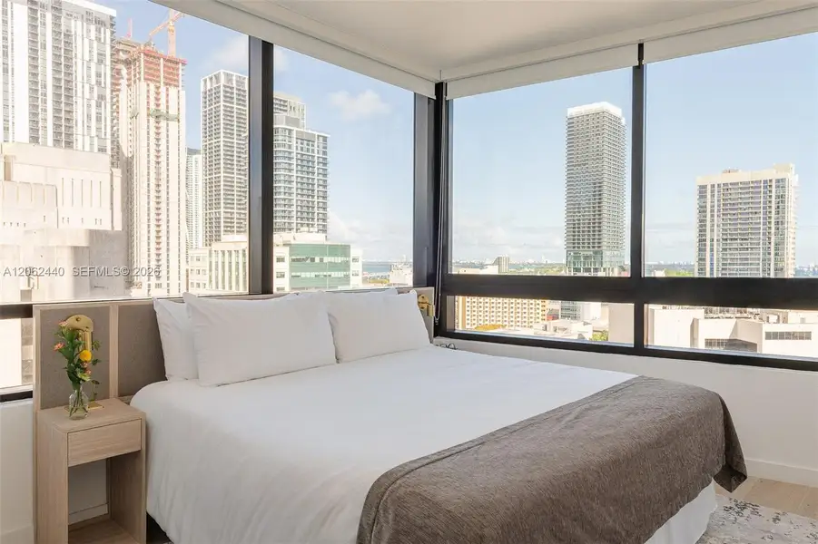 Furnished interior view inside a new home in , Miami (Image 6).