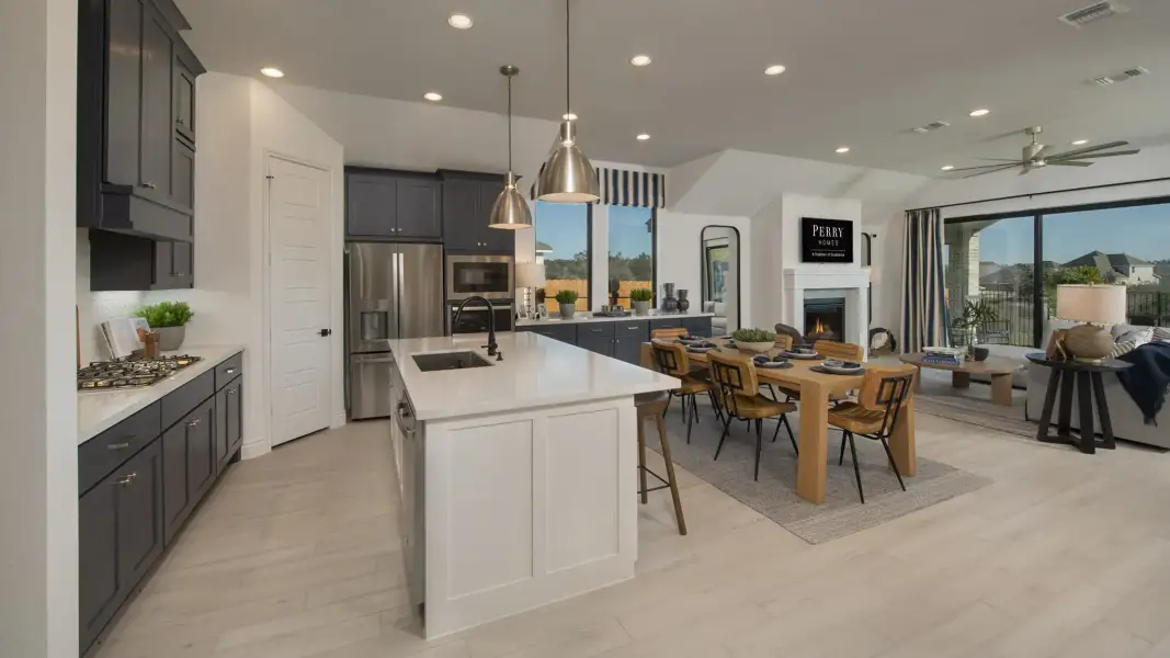 Furnished interior view inside a new home in Mayfair, New Braunfels (Image 29). Furnished interior view inside a new home in Mayfair, New Braunfels (Image 29).
