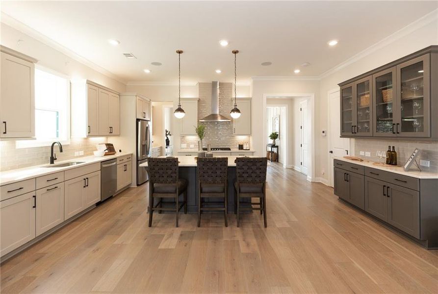 Furnished interior view inside a new home in Aberdeen, Hoschton (Image 50).
