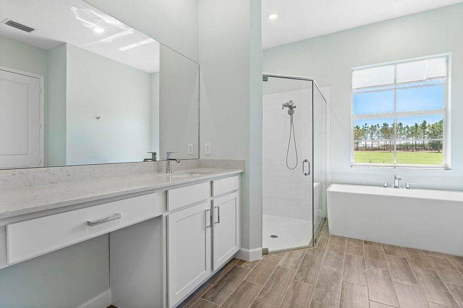 Furnished interior view inside a new home in , Loxahatchee (Image 7).
