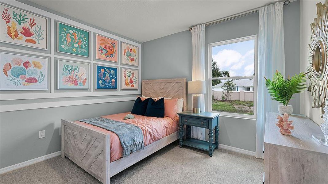 Furnished interior view inside a new home in Kindred, Kissimmee (Image 10).