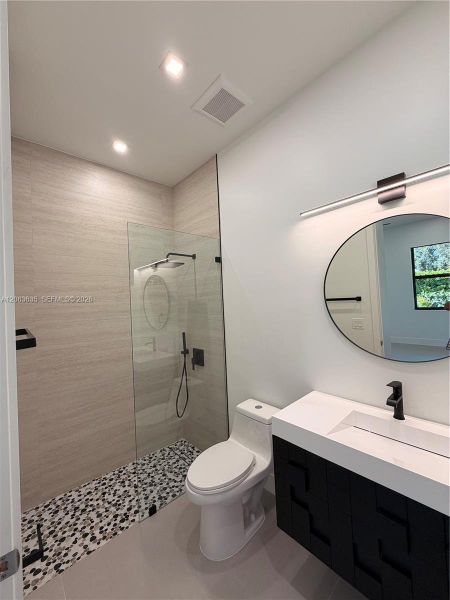 Furnished interior view inside a new home in , Miami (Image 6).