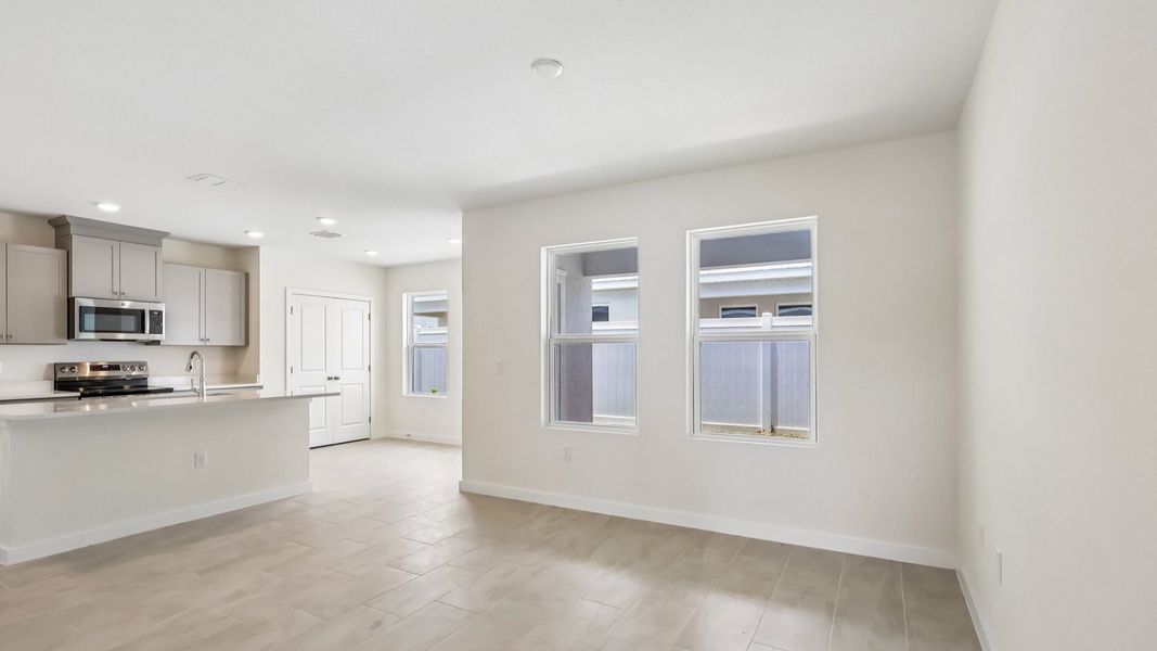 Furnished interior view inside a new home in Cyrene at Harmony, St. Cloud (Image 5).