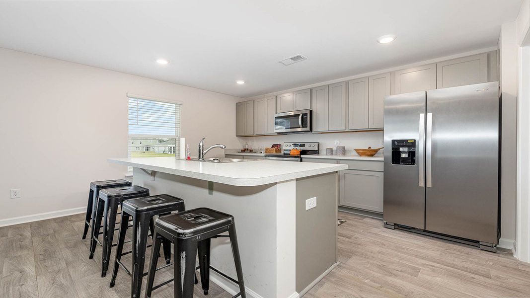 Furnished interior in a model home at Cottonwood Place in Tabor City (Image 13).