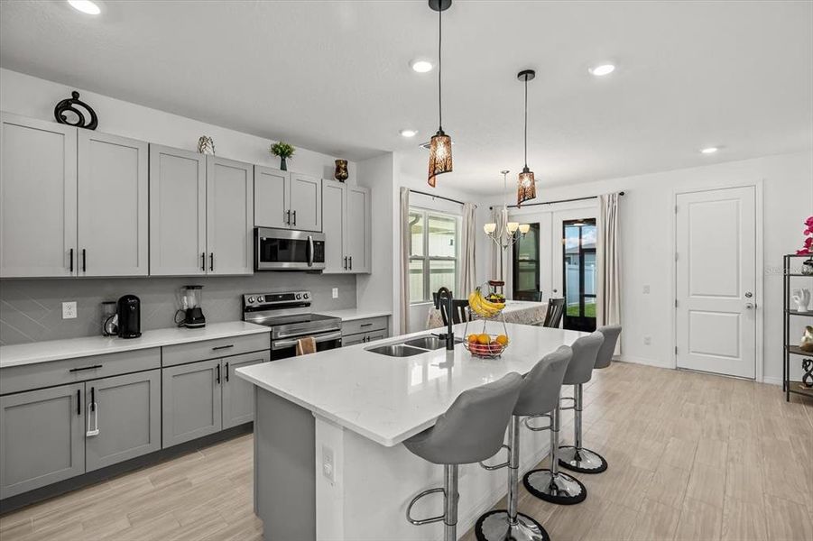 Furnished interior view inside a new home in , Winter Garden (Image 13). Furnished interior view inside a new home in , Winter Garden (Image 13).