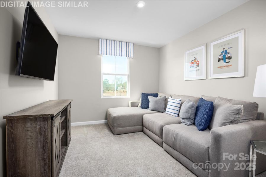 Furnished interior view inside a new home in Bozardt Farms, Charlotte (Image 17).
