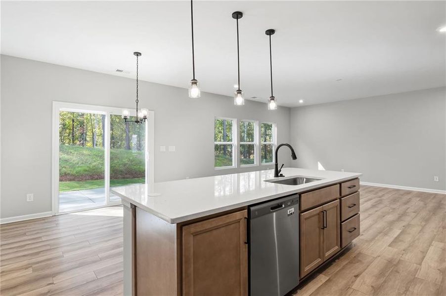 Furnished interior view inside a new home in Sage Woods, Dallas (Image 12).