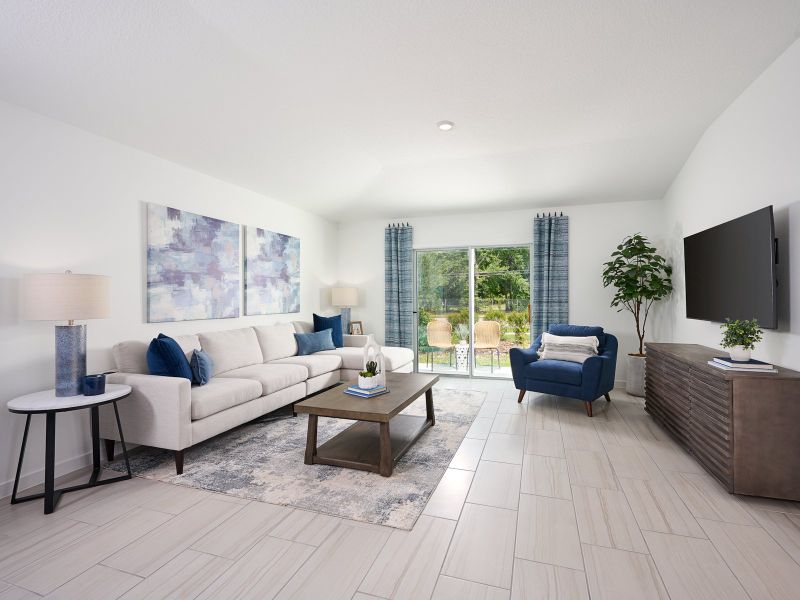 Furnished interior view inside a new home in Cypress Meadows - Classic Series, Jacksonville (Image 4).