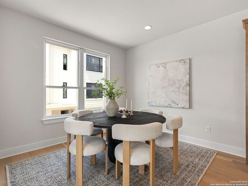 Furnished interior view inside a new home in , San Antonio (Image 6). Furnished interior view inside a new home in , San Antonio (Image 6).