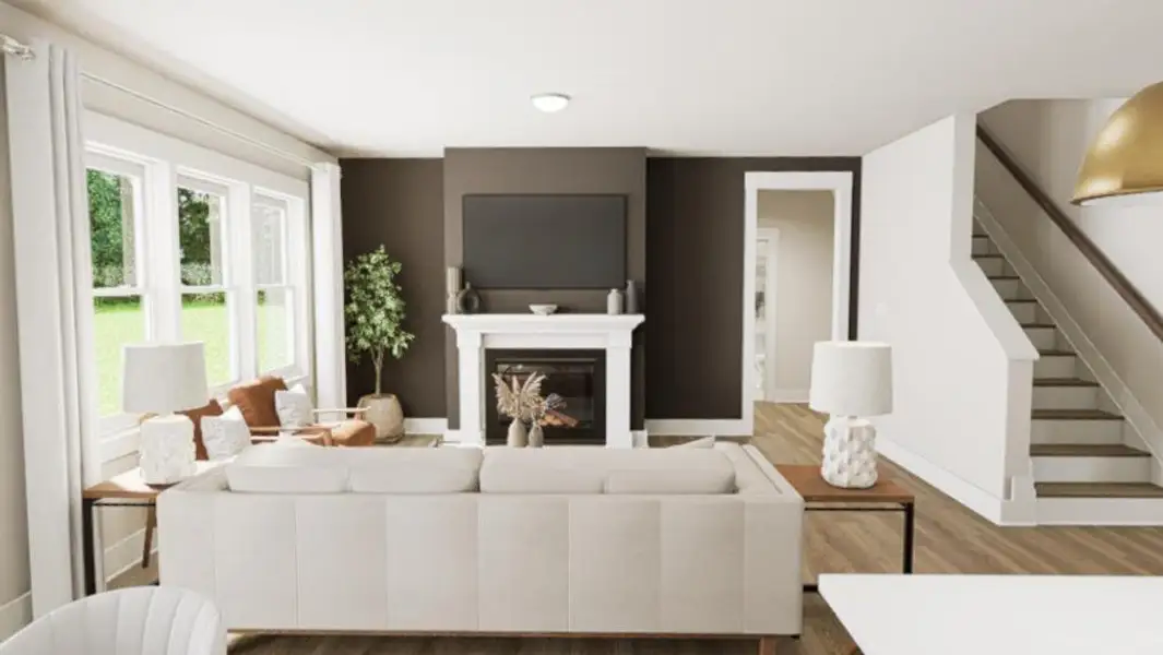 Furnished interior view inside a new home in Havenbrooke, Kernersville (Image 3).