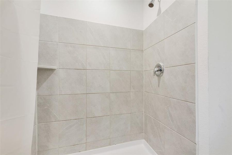 Bathroom with a stall shower Bathroom with a stall shower