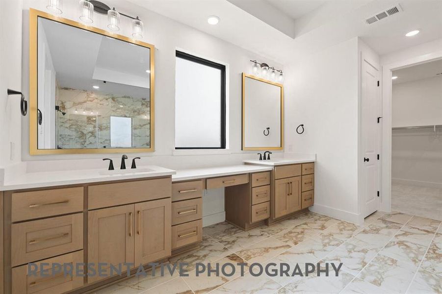 Furnished interior view inside a new home in The Parks at Wilson Creek, Celina (Image 7).