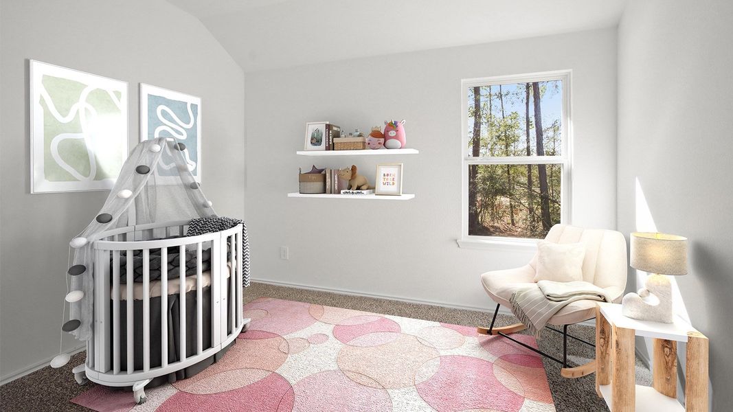 Representative furnished interior of a home built from the Fairfield by D.R. Horton in Williams Reserve East, Conroe (Image 11).