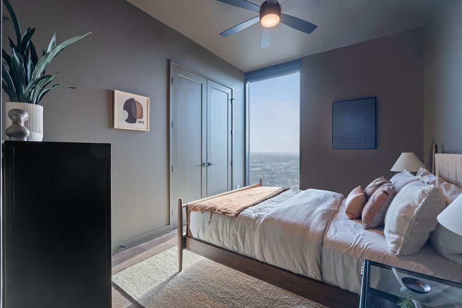 All bedrooms feature floor to ceiling windows to enjoy the view