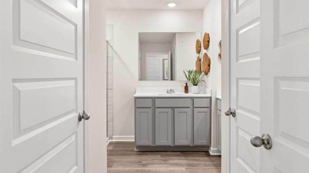Furnished interior view inside a new home in , Stockbridge (Image 32).