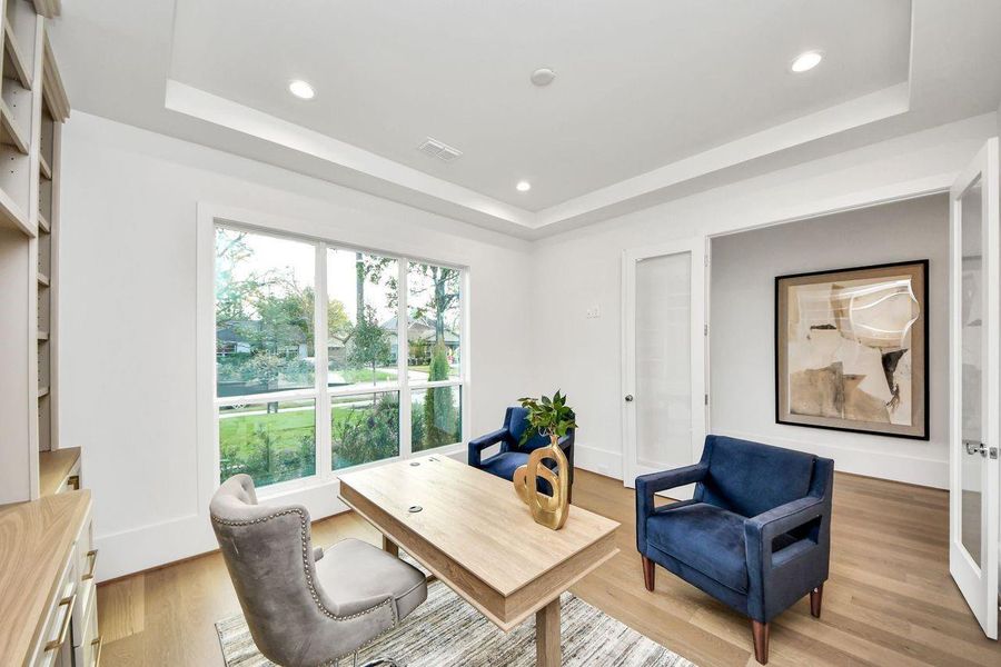 Furnished interior view inside a new home in , Houston (Image 39).