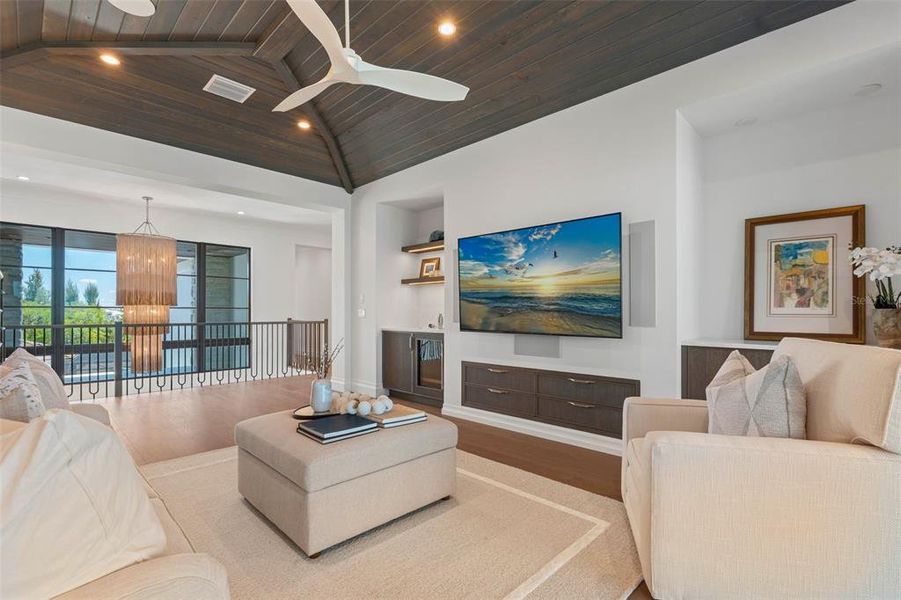 Furnished interior view inside a new home in , Sarasota (Image 38).