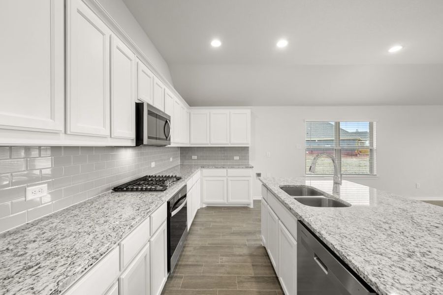 Representative exterior photo of a completed home built from the Jarvis by Impression Homes in Redden Farms, Midlothian, TX (Image 8).