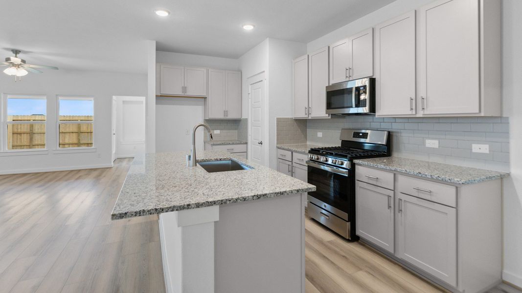 Furnished interior view inside a new home in Mostyn Springs, Magnolia (Image 14).