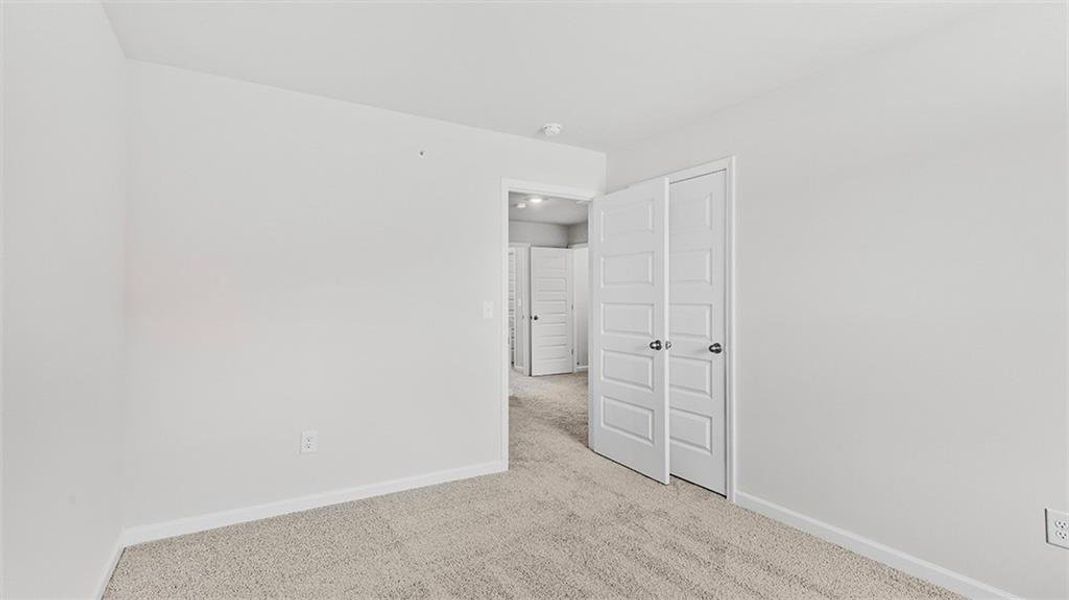 Spacious, unfurnished interior of a new home in Echo Glen, Stockbridge (Image 24). Spacious, unfurnished interior of a new home in Echo Glen, Stockbridge (Image 24).