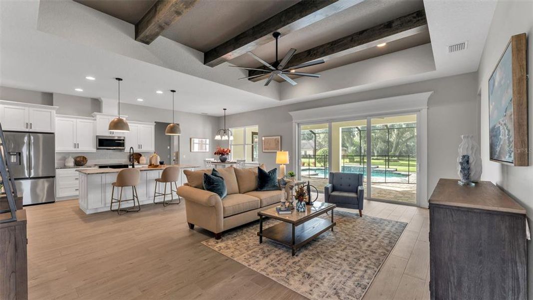 Furnished interior view inside a new home in , Lakeland (Image 41).