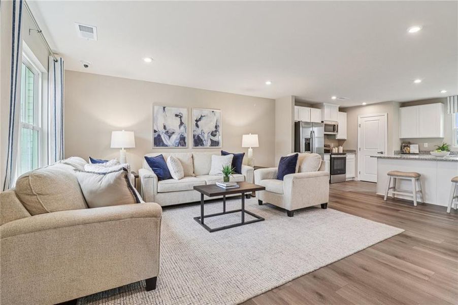 Furnished interior view inside a new home in , Stone Mountain (Image 25).