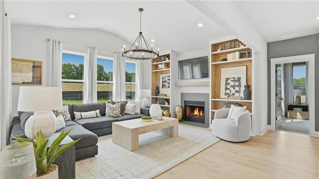 Furnished interior view inside a new home in Brighton, Locust Grove (Image 37).