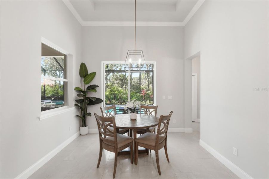 Furnished interior view inside a new home in , Palm Coast (Image 68).