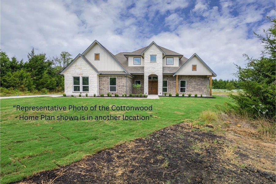 Front exterior of a new home in , Terrell, TX, highlighting curb appeal (Image 1).
